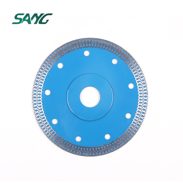 5" 125mm Sintered continuous rim turbo blade Diamond Cutting Blade for porcelain tile and ceramics