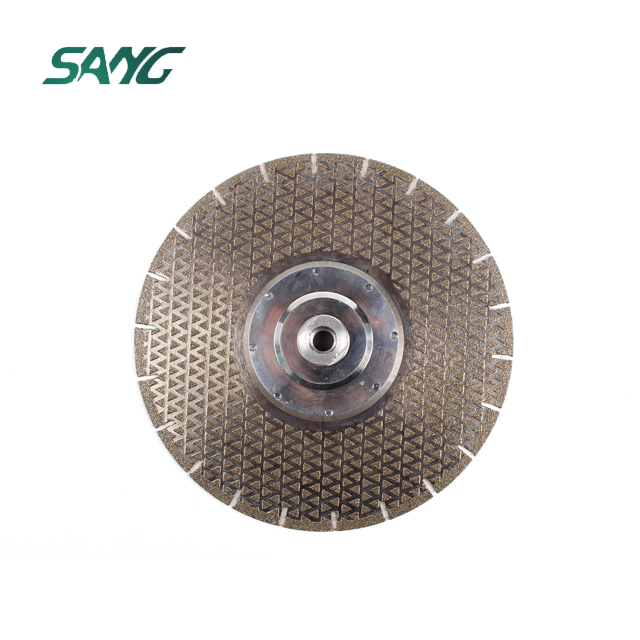 Electroplated blade