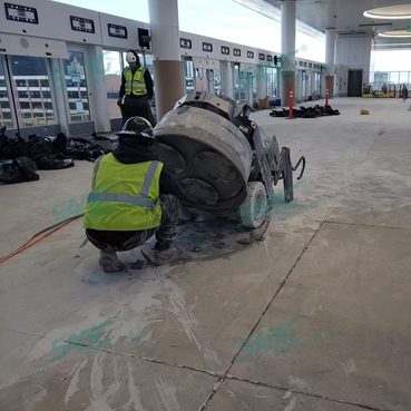 Mengapa Kontraktor AS Memilih Sepatu Penggiling Berlian SANG untuk Penggilingan Lantai LAX