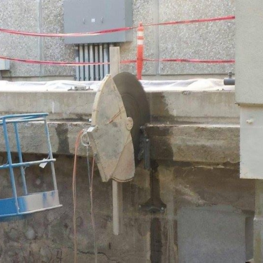 Urutan pemotongan bangunan beton
